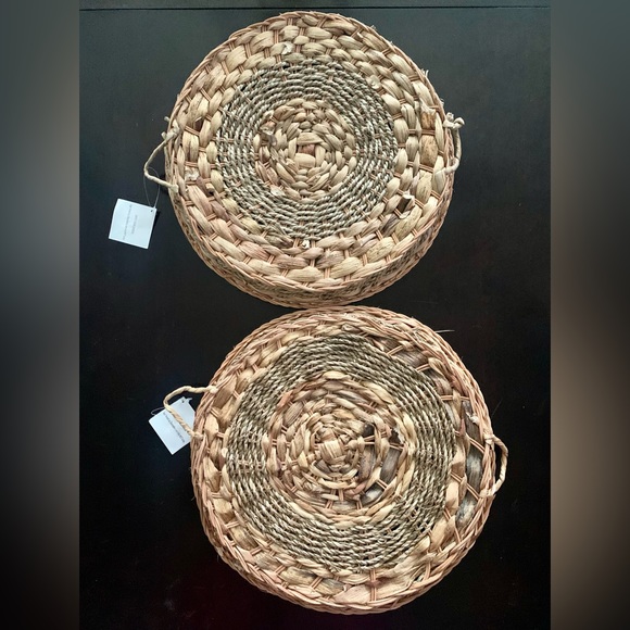 Hobby Lobby Round Woven Tray Wall Decor Set of 2 - Picture 6 of 6